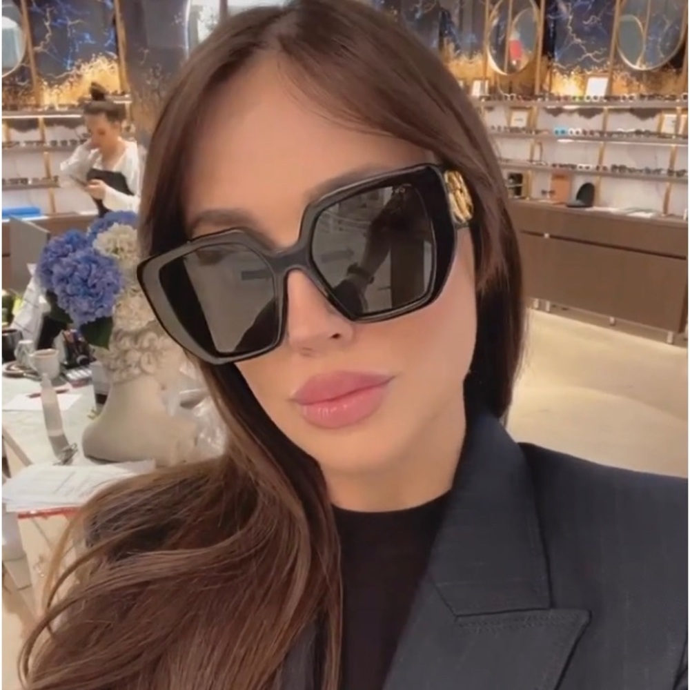 New- GUCCI GG0956S-003 54 Sunglass WOMAN ACETATE BLACK